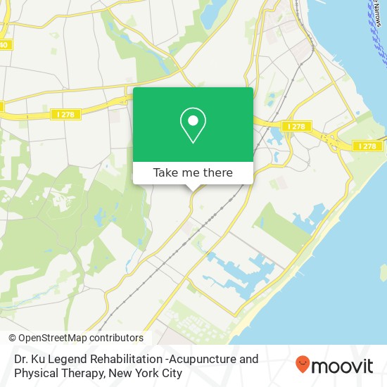 Dr. Ku Legend Rehabilitation -Acupuncture and Physical Therapy map