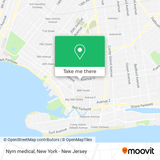 Nym medical map