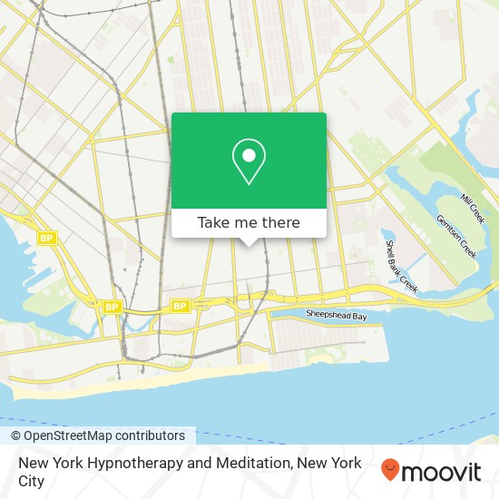 New York Hypnotherapy and Meditation map