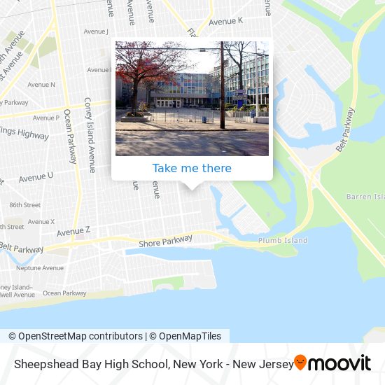 Mapa de Sheepshead Bay High School