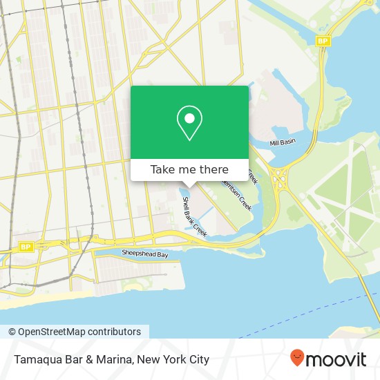Tamaqua Bar & Marina map