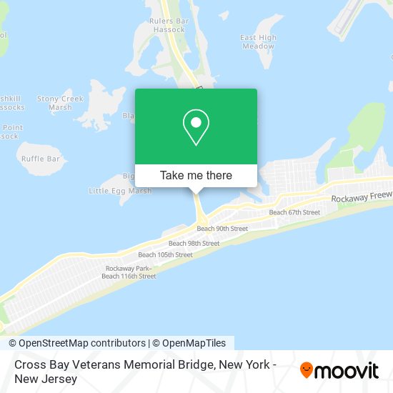 Cross Bay Veterans Memorial Bridge map