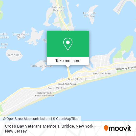 Mapa de Cross Bay Veterans Memorial Bridge