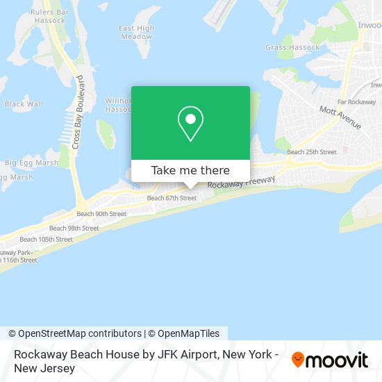 Mapa de Rockaway Beach House by JFK Airport