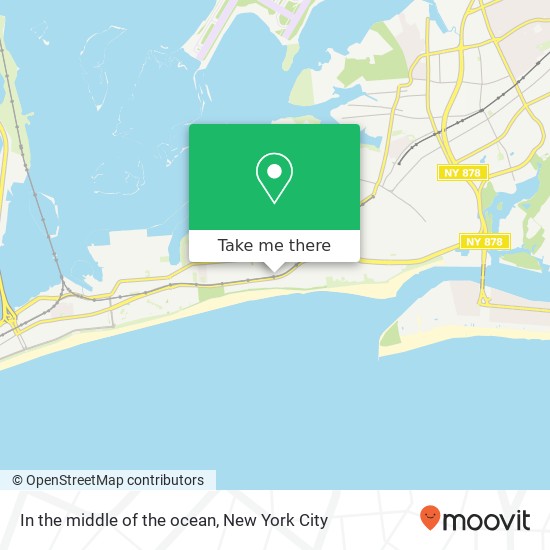 In the middle of the ocean map