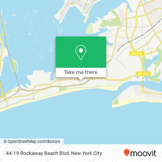 44-19 Rockaway Beach Blvd map