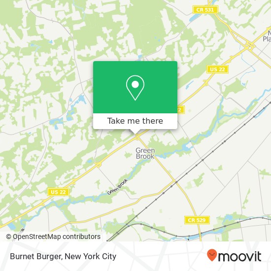 Burnet Burger map