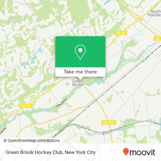 Green Brook Hockey Club map