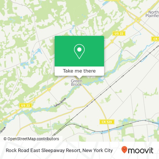 Mapa de Rock Road East Sleepaway Resort