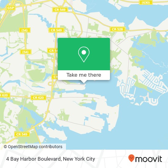 4 Bay Harbor Boulevard map