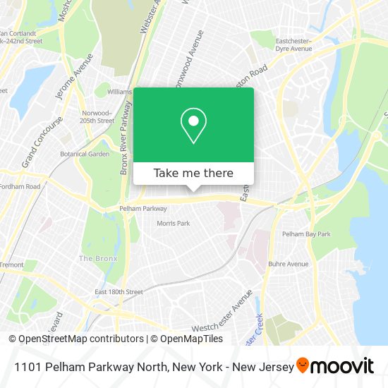 1101 Pelham Parkway North map