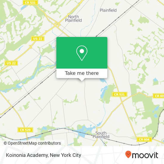 Koinonia Academy map