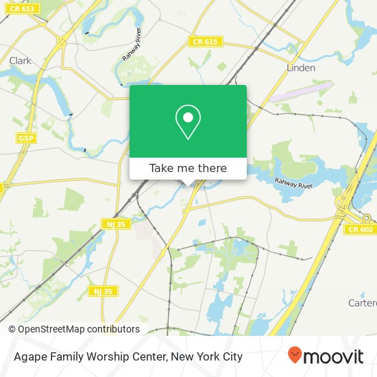 Mapa de Agape Family Worship Center