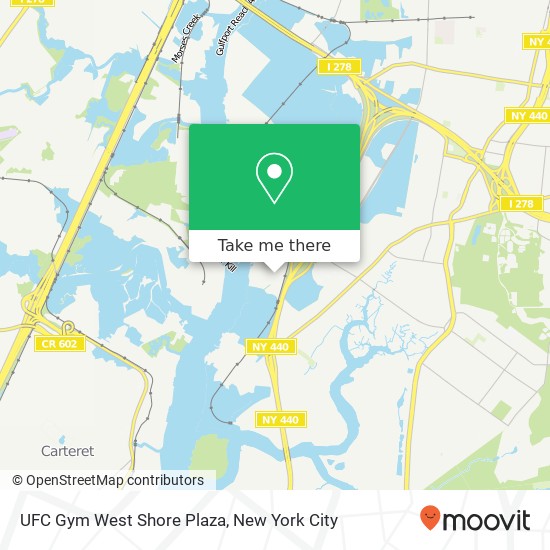Mapa de UFC Gym West Shore Plaza
