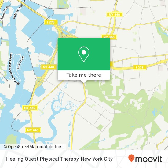 Mapa de Healing Quest Physical Therapy