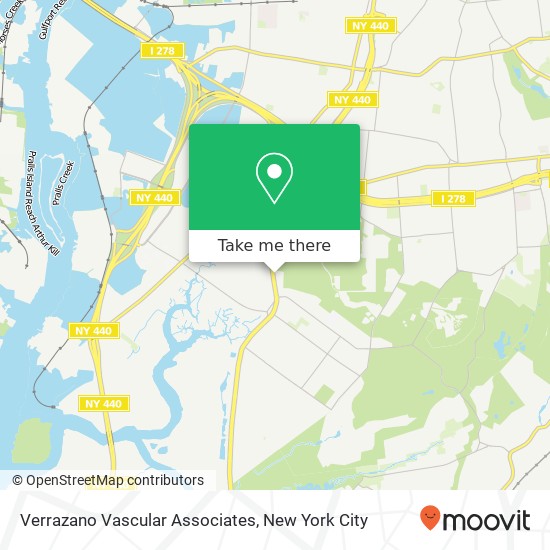 Mapa de Verrazano Vascular Associates