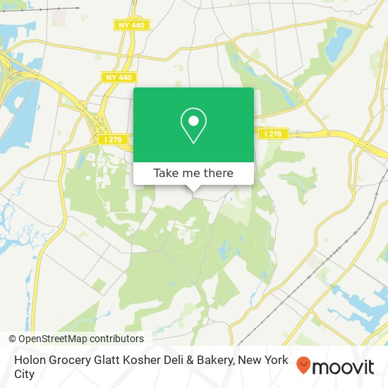 Holon Grocery Glatt Kosher Deli & Bakery map