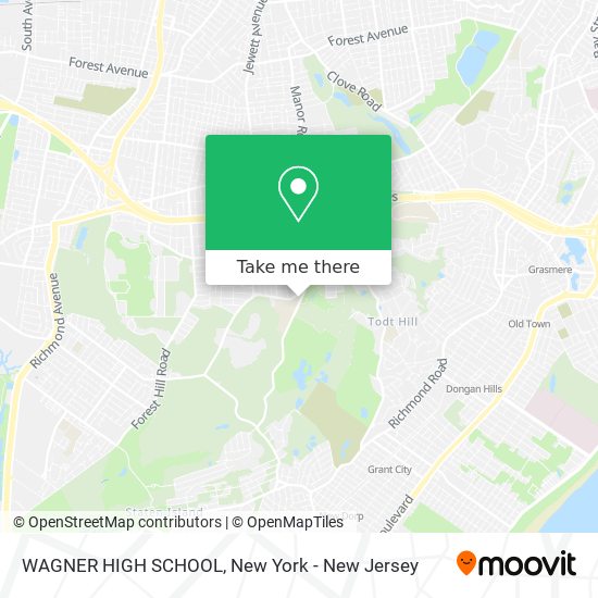 Mapa de WAGNER HIGH SCHOOL