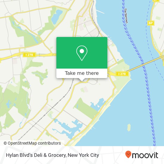 Hylan Blvd's Deli & Grocery map