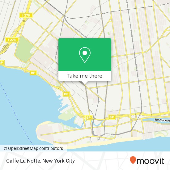 Caffe La Notte map