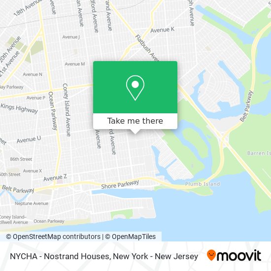 Mapa de NYCHA - Nostrand Houses