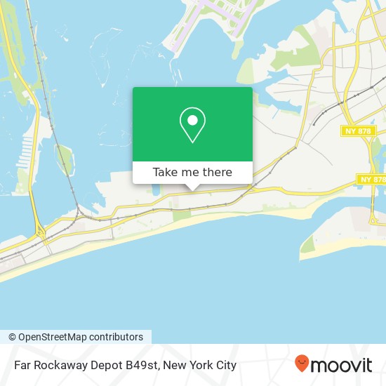 Mapa de Far Rockaway Depot B49st