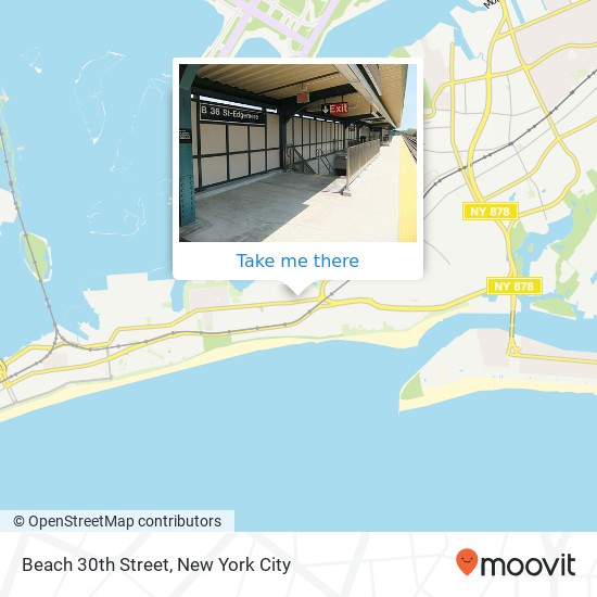 Beach 30th Street map