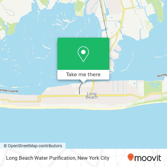 Long Beach Water Purification map