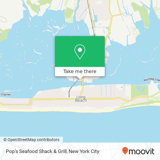 Mapa de Pop's Seafood Shack & Grill