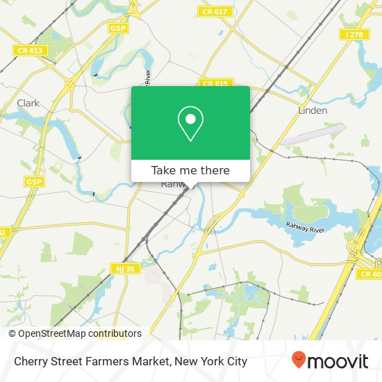 Cherry Street Farmers Market map