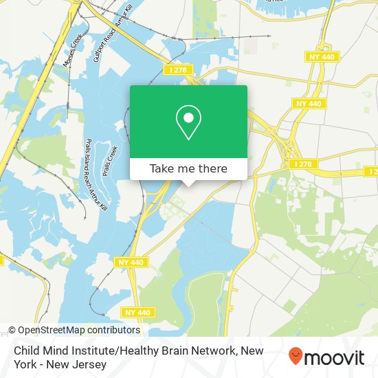 Mapa de Child Mind Institute / Healthy Brain Network