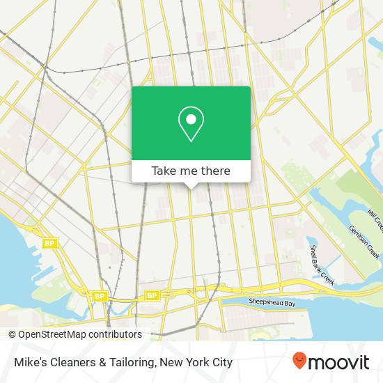 Mapa de Mike's Cleaners & Tailoring