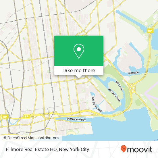 Fillmore Real Estate HQ map