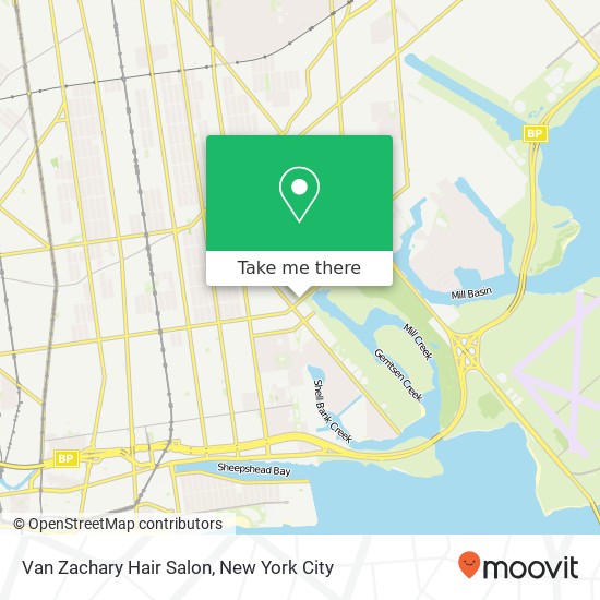 Mapa de Van Zachary Hair Salon
