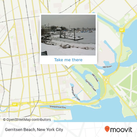 Mapa de Gerritsen Beach