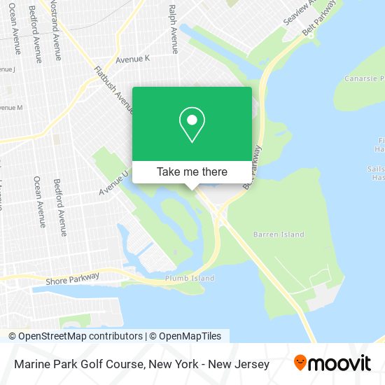 Marine Park Golf Course map