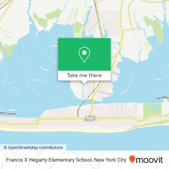 Francis X Hegarty Elementary School map