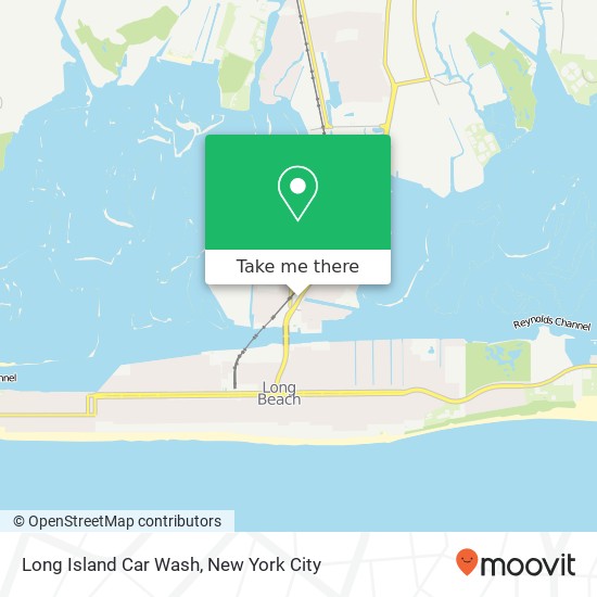Mapa de Long Island Car Wash