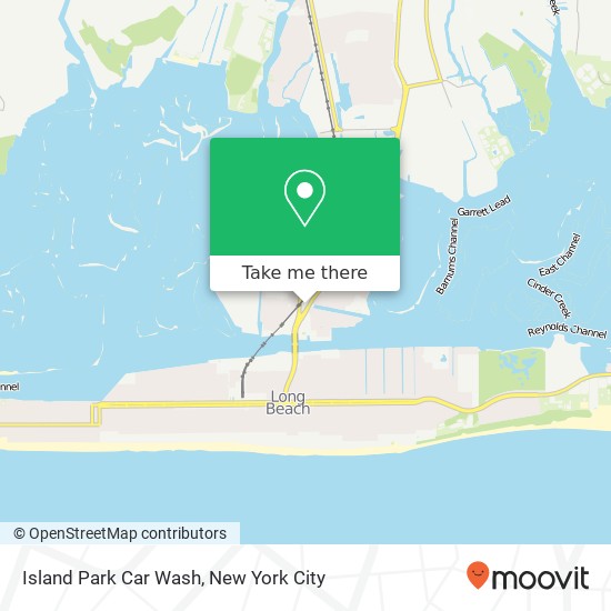 Island Park Car Wash map