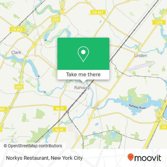 Mapa de Norkys Restaurant