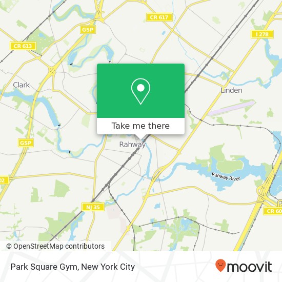 Mapa de Park Square Gym