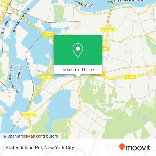 Staten Island Pet map