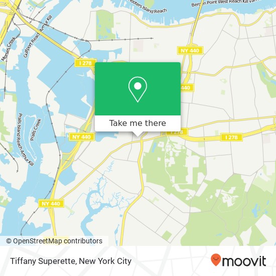 Tiffany Superette map