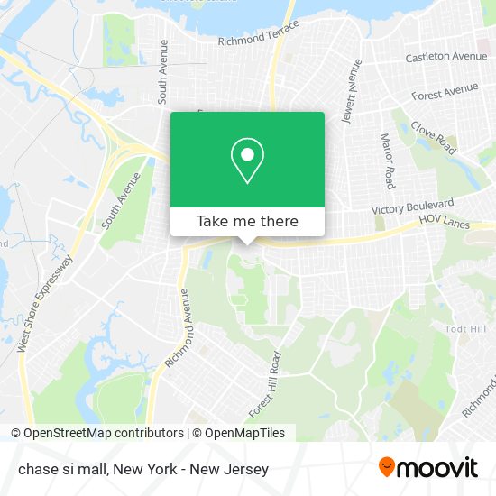 chase si mall map