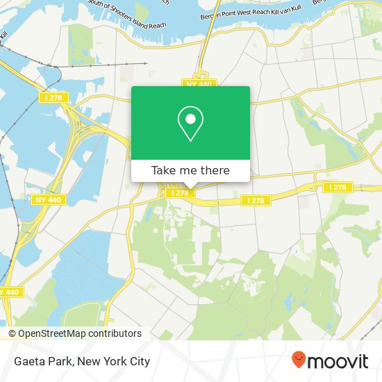 Gaeta Park map