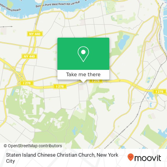 Staten Island Chinese Christian Church map