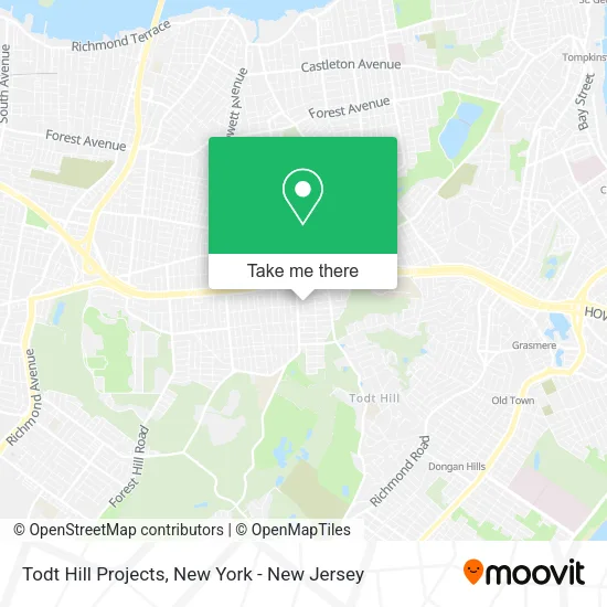 Todt Hill Projects map