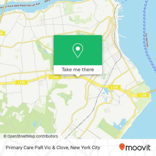 Primary Care PaR Vic & Clove map