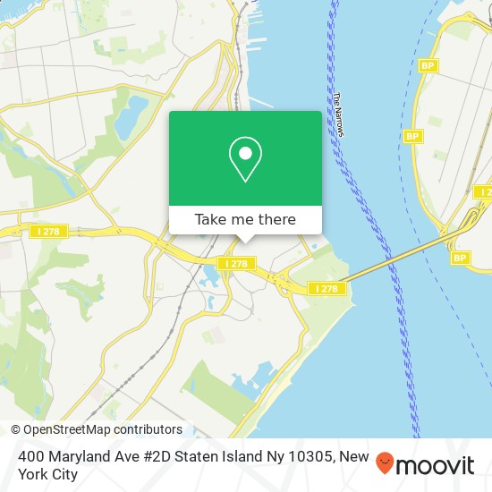 400 Maryland Ave #2D Staten Island Ny 10305 map