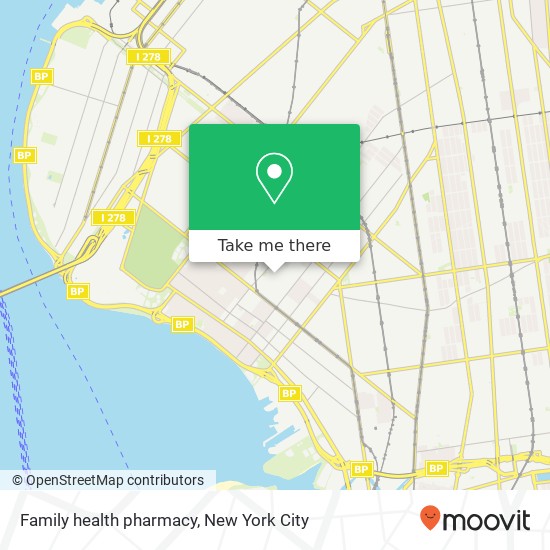Mapa de Family health pharmacy